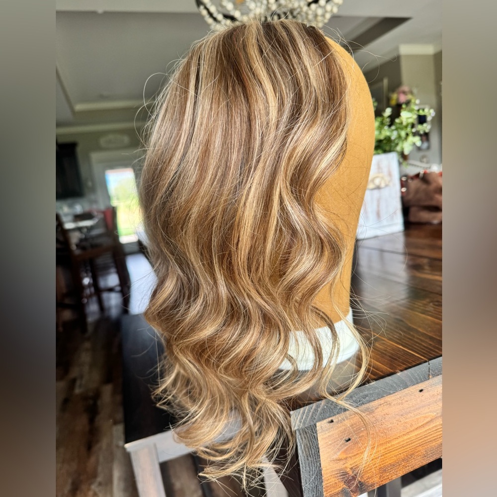 Full Shine brand human hair U part half wig 14-16in - Picture 2 of 16